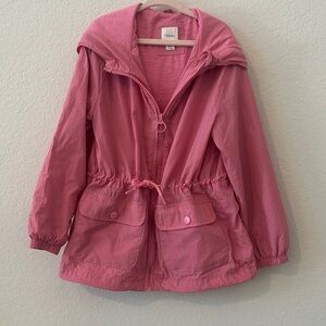 GIRLS Sephora Sz 6/7 Pink Hooded windbreaker type Jacket